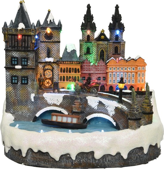 LED scenery l19.50b27h25cm-24l mlt