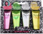 Metallic maskers peel-off mask - Multicolor - Kunststof - Set van 4 - Gezichtsverzorging - Sinterklaascadeau - Kerstcadeau