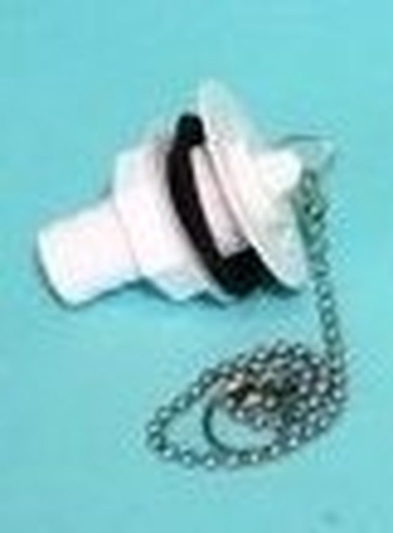 Afvoerplug + ketting en stopje recht 20mm van AQUA VIVES — afbeelding 2