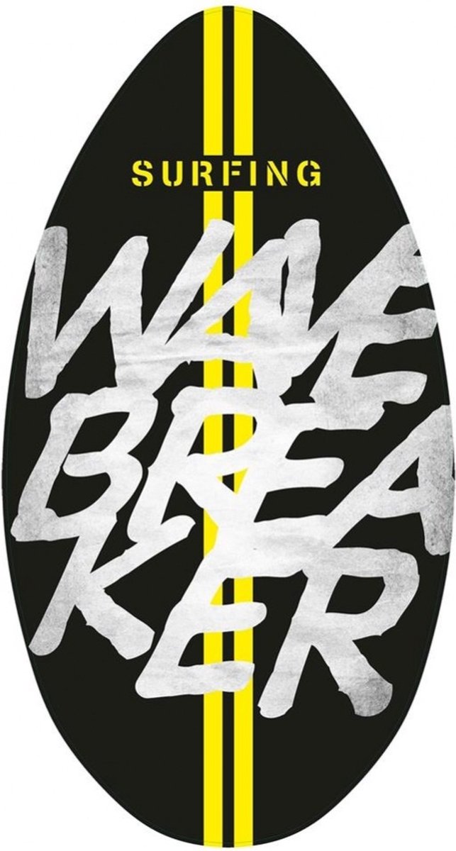 SportX Houten Skimboard Wavebreaker 94 cm Zwart