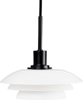 Dyberg Larsen Hanglamp G9 5w 31 Cm Glas Wit/zwart