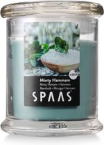 Spaas geurkaars pot - Minty Hammam - Ø 9 cm