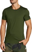 Bjorn Borg T-shirt Heren - sportshirts - groen - maat L