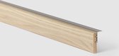 Maestro Steps - afwerkprofiel - overgangsprofiel-uitloopprofiel -trapneus met aluminium profiel - Florida oak - 130 x 5,6 cm