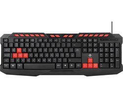 Deltaco - Gaming Toetsenbord - QWERTY - Zwart/Oranje