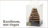 Oud en Nieuw - Nieuwjaar - Kerstboom met chocolade ringen - Cadeauverpakking