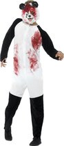 Zombie Panda pak met masker - Halloween kostuum mannen maat L/XL