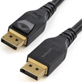 StarTech.com 4m VESA Certified DisplayPort 1.4 Cable - 8K 60Hz HBR3 HDR - 12ft Super UHD DisplayPort to DisplayPort Monitor Cord - Ultra HD 4K 120Hz DP 1.4 Slim Video Cable M/M DP Connector (