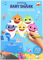 Baby shark kleurboek | Baby shark 70 pagina's
