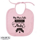 Baby Slab Met Tekst Roze * Snoes * Zwangerschap Aankondiging Mama Testte Positief (het is geen Corona) Baby 2022 * Aankondiging Zwangerschap Mama's Kraamcadeau * Babyshower cadeau