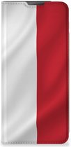 Smartphone Hoesje Motorola Moto E20 Leuk Bookcase Italiaanse Vlag