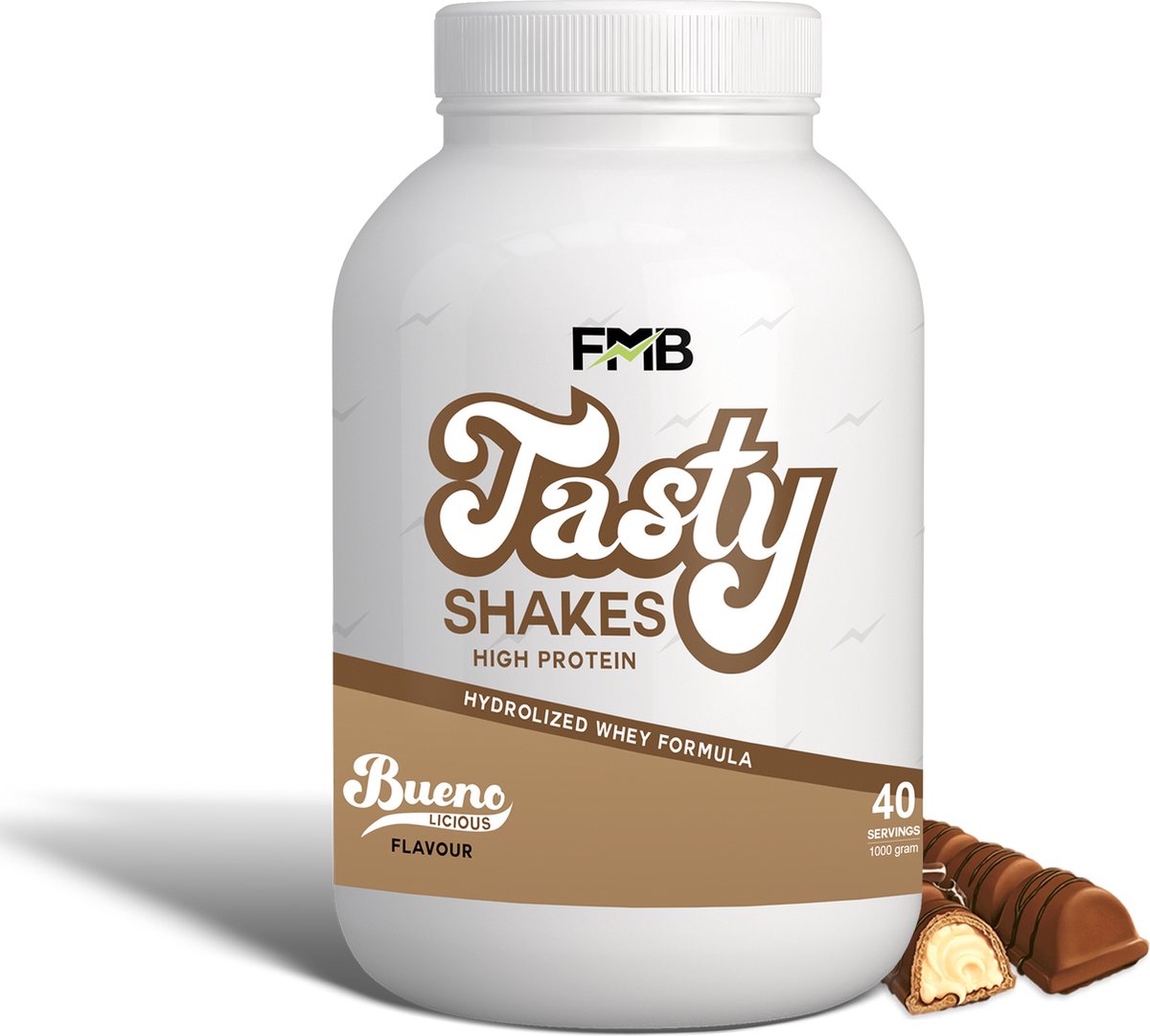 Fit Met Bruno - Whey Protein - Bueno Licious - Tasty Shake - Proteine Poeder - Eiwit - 1 KG