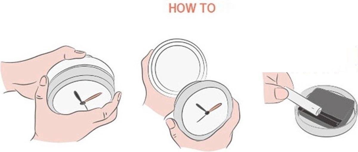 Quartz Badkamerklok zwart Badkamer Klok Waterdicht Douche klok