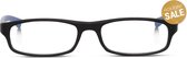 Looplabb Cinder leesbril  +3.50 - zwart en blauw
