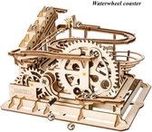 Robotime Waterwheel coaster - Rokr - Marble rush - Marble run - Puzzle en bois - Adultes - Puzzle 3D - Modélisme - DIY
