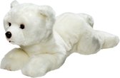 Pluche knuffel dieren IJsbeer 33 cm - Speelgoed knuffelbeesten - Pooldieren