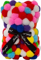 Cupido’s Choice ®️ Wollen Beer 25cm – Rozen Beer - Rozen Teddybeer – Rose Bear - Moederdag - Multicolor