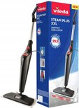 VILEDA – Vileda Steam Mop – Steam XXL Set 3.0 opvouwbare tapijtreinigingspad – Roterend wasbaar