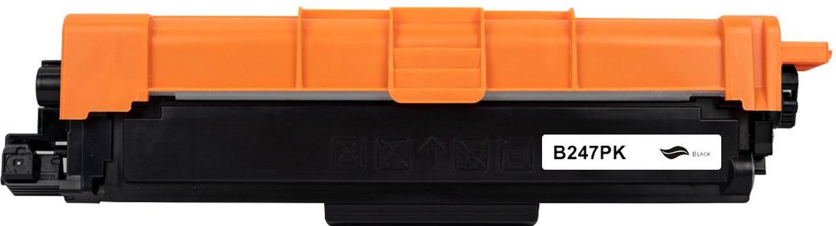 Brother TN-247BK - Toner Zwart - 3.000 pagina's - Huismerk Compatible - Geschikt voor Brother DCP-L3510CDW Brother DCP-L3517CDW Brother DCP-L3550CDW Brother HL-L3210CW Brother HL-L3230CDW Brother HL-L3270CDW Brother MFC-3750CDW Brother MFC-L3710CW