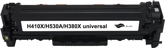 HP CE410X/CC530A/CF380X/718K – Toner – Zwart – 4.400 pagina's – Compatible LaserJet Pro M476 M451 M475 CM2320 CP2025 Canon LBP7660 MF8330 MF8340 MF8350 MF8360 MF8380 MF8540 MF8550 MF8580 Cartridge Patroon Vervangend Tonercartridge