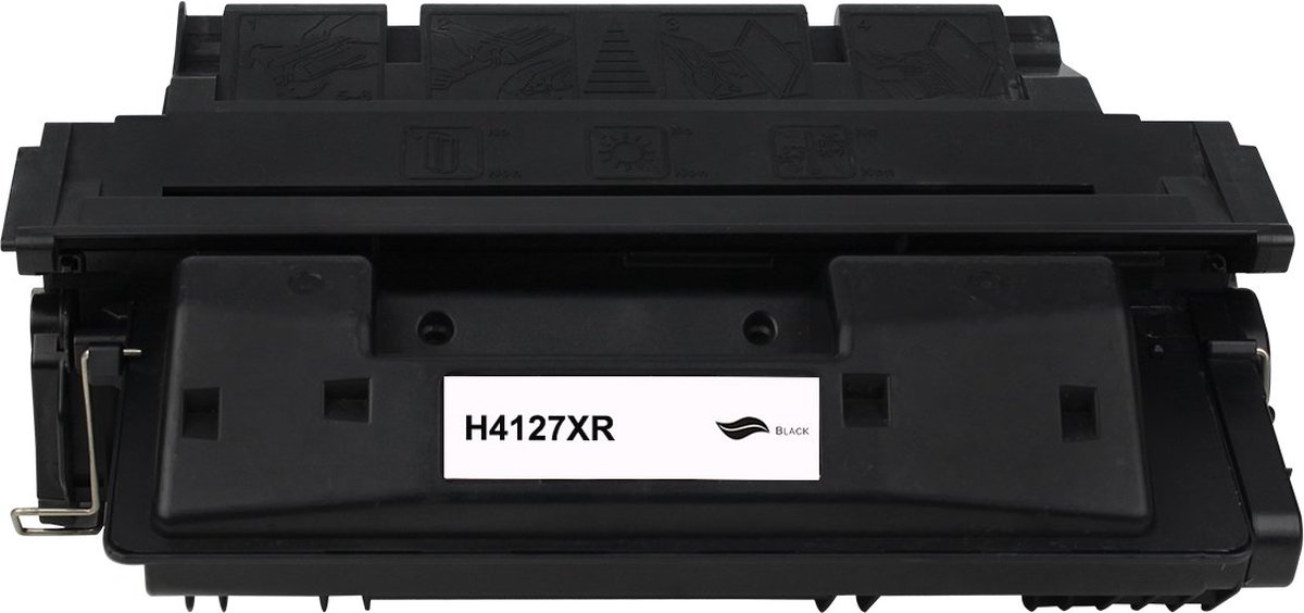 HP C4127X (27X) Toner Cartridge Zwart - 10000 Pagina's - Huismerk Compatible - LaserJet 4000 4050 Canon LBP - HP 27X - C4127X compatible - C4127X alternatief Tonercartridge HP inktcartridge