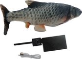 Kattenspeeltjes – Bewegende Vis met Catnip Kattenkruid – Kattenspeelgoed Intelligentie – Speelgoed Kat – Interactief - Elektrisch - met usb oplader
