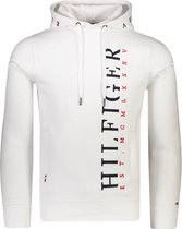 Tommy Hilfiger Sweater Wit Normaal - Maat L - Heren - Lente/Zomer Collectie - Katoen;Polyester