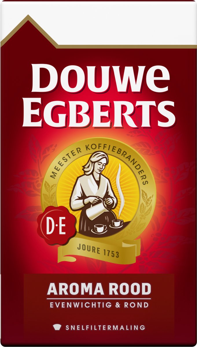 Douwe Egberts Aroma Rood Filterkoffie - 24 x 250 gram thumbnail 2