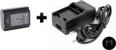 Mazuva NP-FZ100 Accu + Thuislader & Autolader set voor Sony camera |2280mAh | Met LED-indicator | (o.a. voor Sony Alpha A1 / Alpha ILCE 6600 / Alpha 7c / Alpha 7 III / Alpha 7R III IV / Alpha