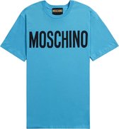 Moschino Heren Logo T-shirt Blauw maat 52