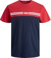 Jack & Jones T-shirt Steve Red (Maat: 4XL)