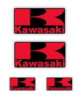 Kawasaki logo voor op de motor of bijvoorbeeld de auto set van 4 stuks