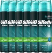 Gillette Mach3 Sensitive Scheergel - 6 x 200ml
