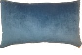 Sierkussen - Livorno Donker - Blauw - 30 Cm X 50 Cm