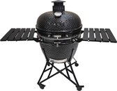 Evolve Advanced - Kamado Barbecue 24" / 61 CM / XXL - Incl. gratis accessoires - Keramische wanden - Egg shape - Directe warmte + indirecte warmte - Professionele ventilatie - Slim