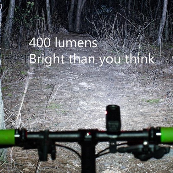 LED Fietsverlichting USB oplaadbaar - Voor en achterlicht - 2 Sets voor de prijs van één! - 4 modes - Waterbestendig - Fietslicht - Fietslampjes — afbeelding 4