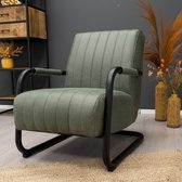 HUUS Fauteuil One - Topkwaliteit fauteuil - Zitting is gemaakt van Stof - 65x89x84 cm