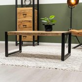 HUUS Salontafel Britt - Mangohout salontafel voor binnen - Standaard: 110x60x45 cm  - Eenvoudig te monteren