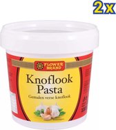 Flower Brand Knoflook Pasta - Gemalen verse knoflook - 2x 1000 g