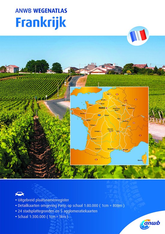 ANWB Wegenatlas - Frankrijk