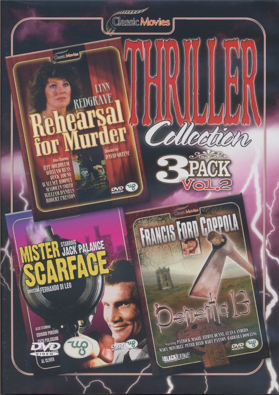 Thriller Collection 2 ( rehearsal for murder / dementia 13 / mister scarface )