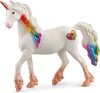 foto van schleich BAYALA Speelfiguur - Regenboog Eenhoorn merrie - Fantasie Kinderspeelgoed - 5 tot 12 Jaar - 70726