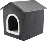 Trixie hondenmand / kattenmand huis livia grijs / wit 50x50x54 cm