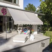HI Luifel beweegbaar 300x120 cm grijs