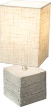 MLK - Tafellamp 7068 - 1 Lichts - 1x E14, max. 40W - ø 13 cm - Crème/grijs