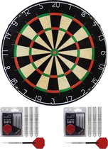 Winmau - Dart basis startersset - Winmau Blade 5 - dartbord - 2 sets Dragon - dartpijlen