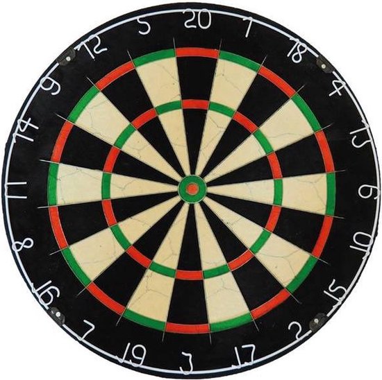 Darts Set set - Plain - dartbord - plus 2 sets - dartpijlen - plus 30 - dartflights - plus 30 - dartshafts van Dart — afbeelding 2