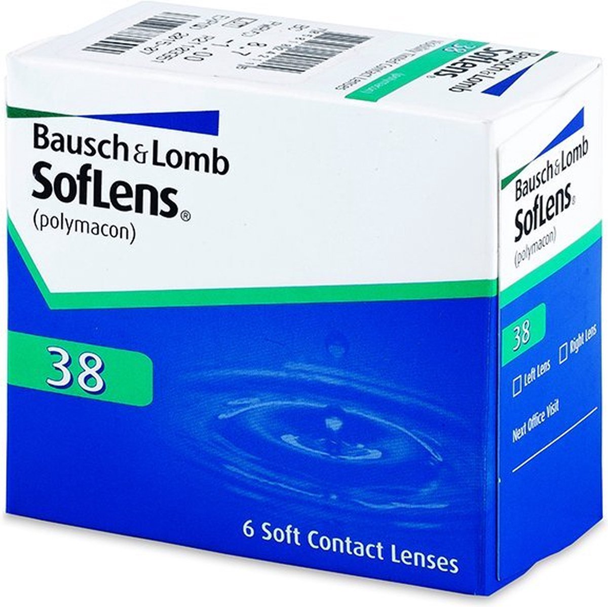 -8,00 SofLens 38 - 6 pack - Maandlenzen - Contactlenzen