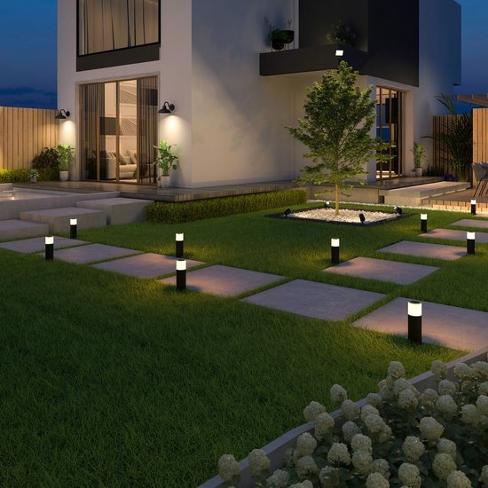 Calex Smart Outdoor Straler - Slimme LED Schijnwerper - LED Floodlight met bewegingssensor - Voor buiten - 24W