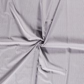Katoen stof - Kleine Streep - 140cm breed - Donkergrijs - 10 meter